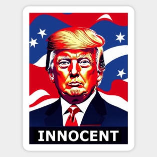 Trump Innocent Sticker